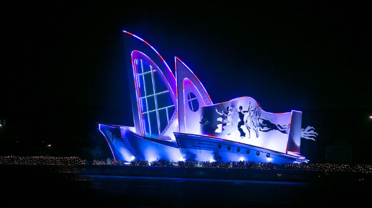 青島市黃島區(qū)夜景亮化——戶(hù)外照明工程